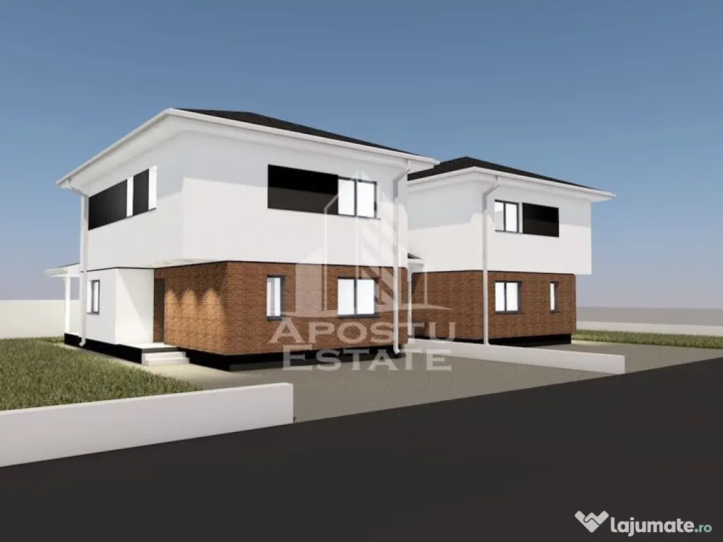 Duplex despartit prin camera tehnica, 4 camere, 3 bai,Mos...