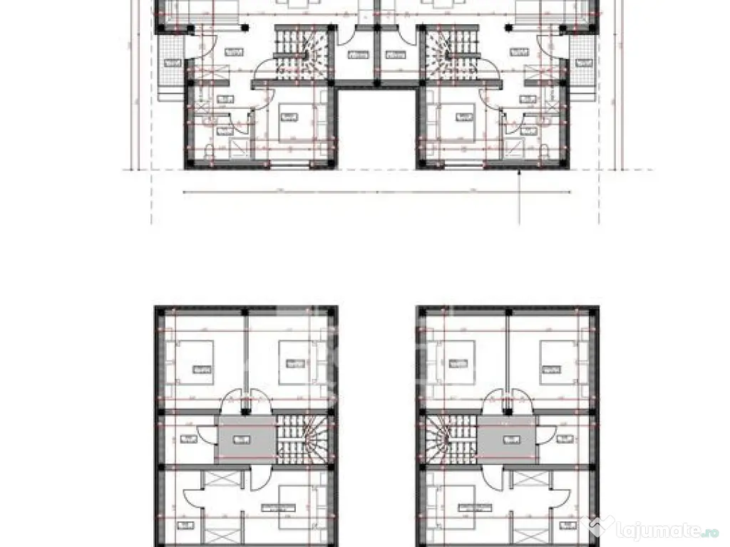 Duplex despartit prin camera tehnica, 4 camere, 3 bai,Mos...