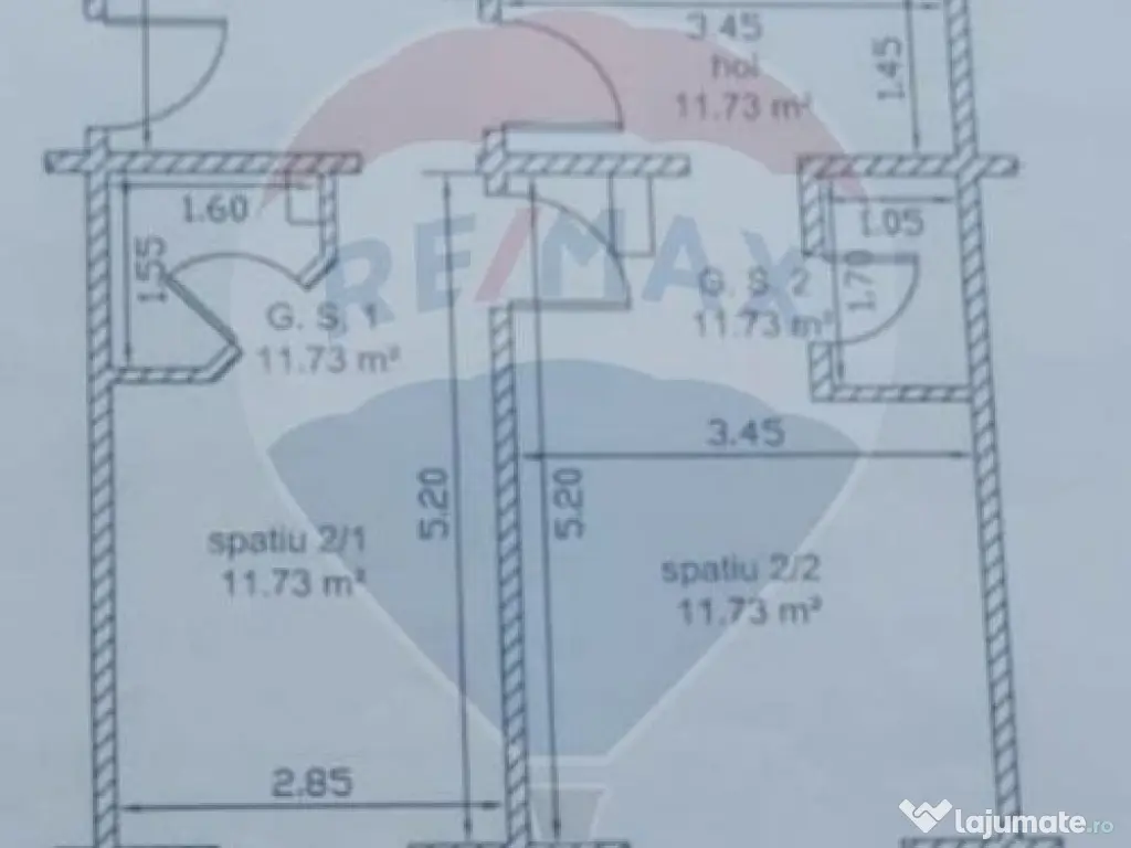 Spațiu comercial de 100mp de închiriat în zona Republicii 