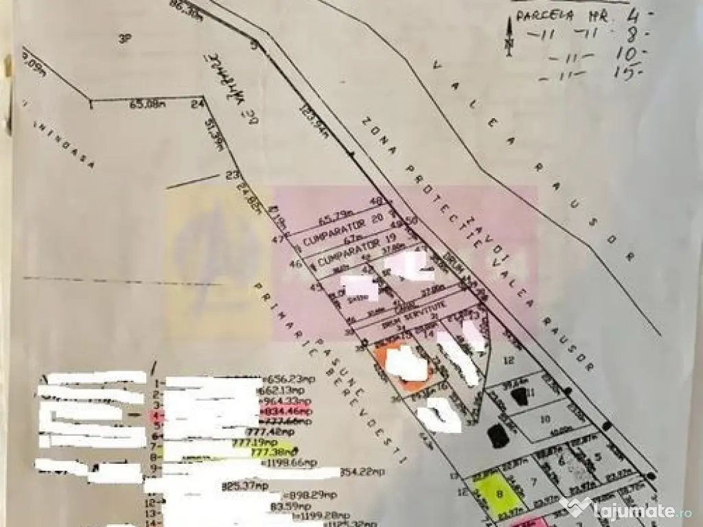 Berevoiesti / AG - teren 834 mp de vz in zona pensiunii P... 
