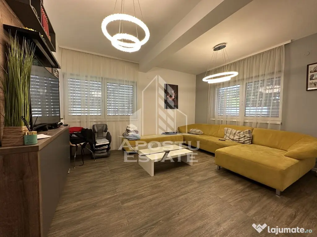 Duplex cu 4 camere complet mobilat si utilat 