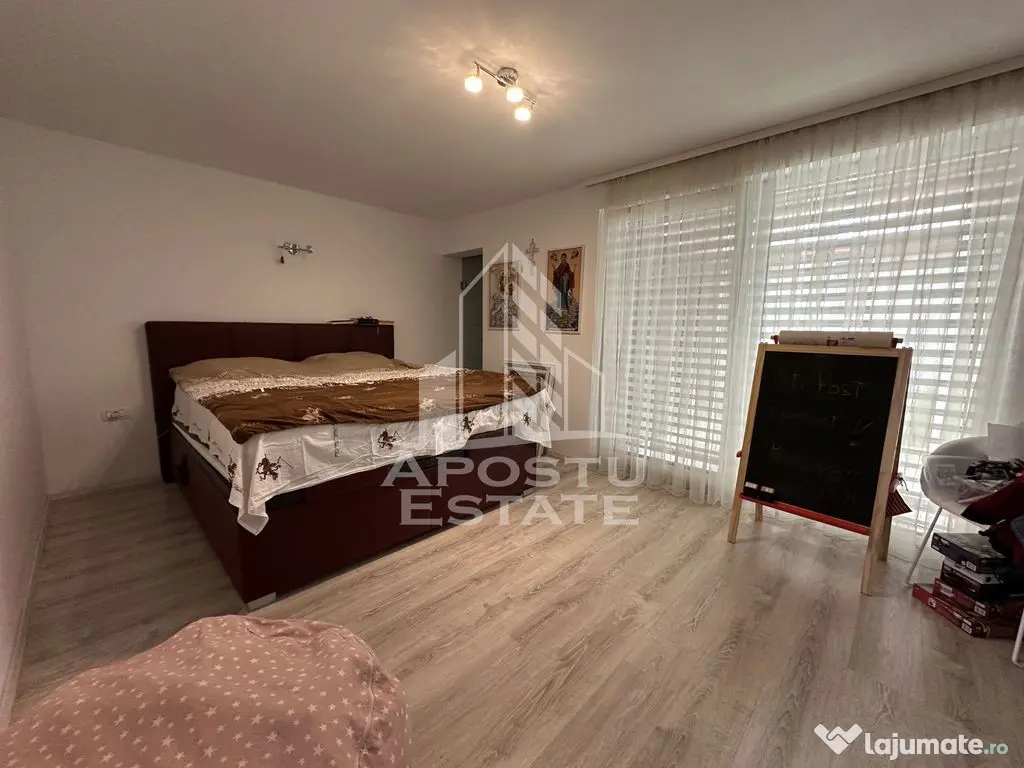 Duplex cu 4 camere complet mobilat si utilat 