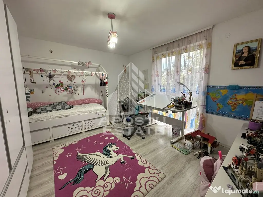 Duplex cu 4 camere complet mobilat si utilat 