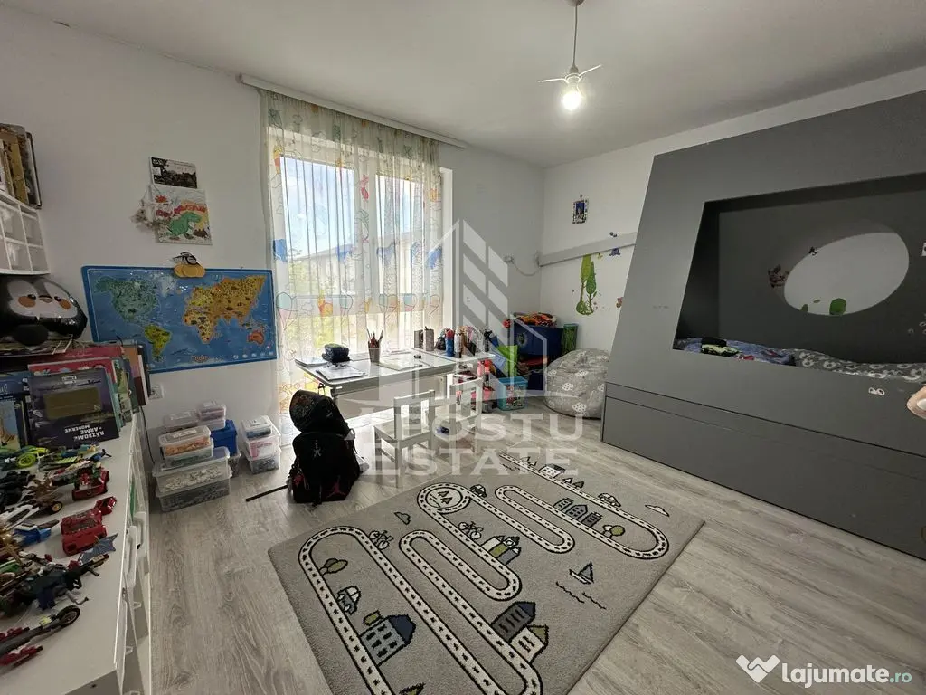 Duplex cu 4 camere complet mobilat si utilat 