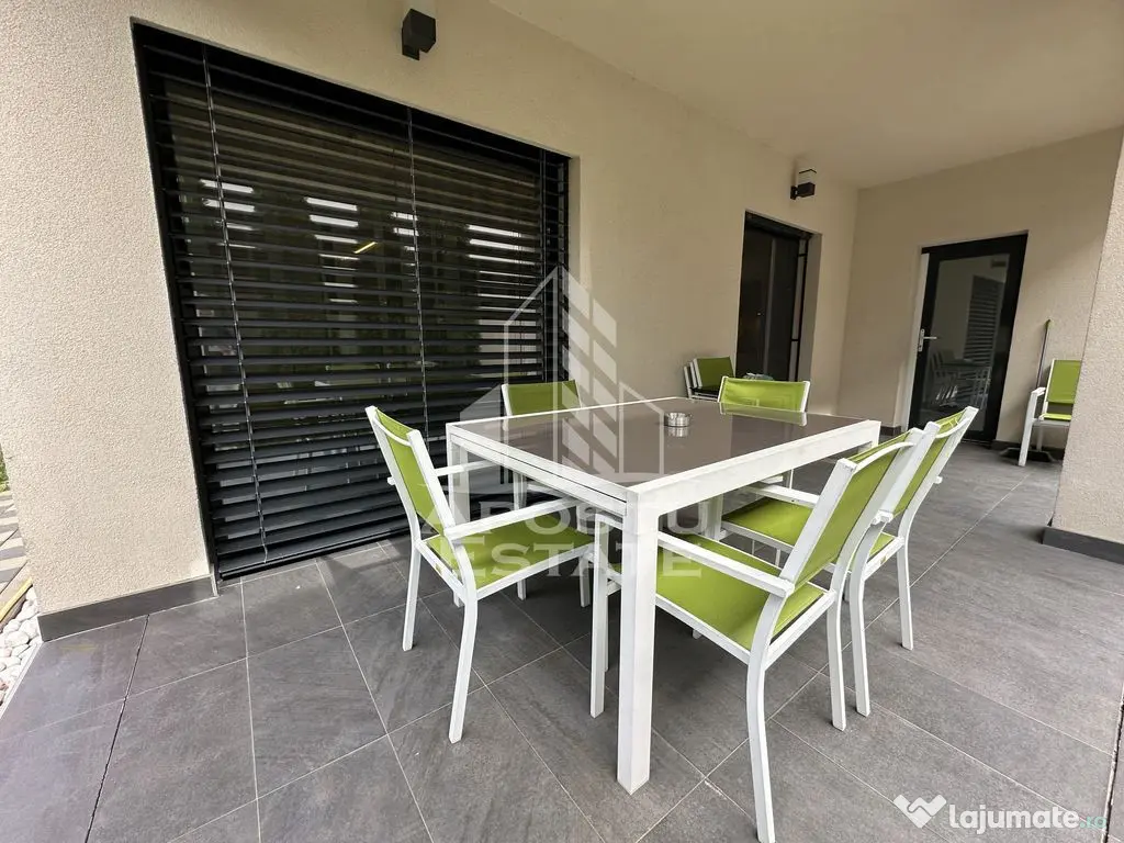 Duplex cu 4 camere complet mobilat si utilat 