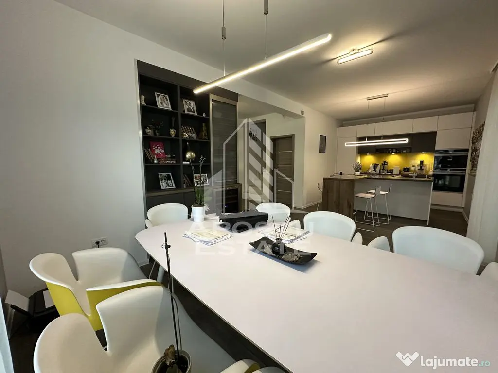 Duplex cu 4 camere complet mobilat si utilat 