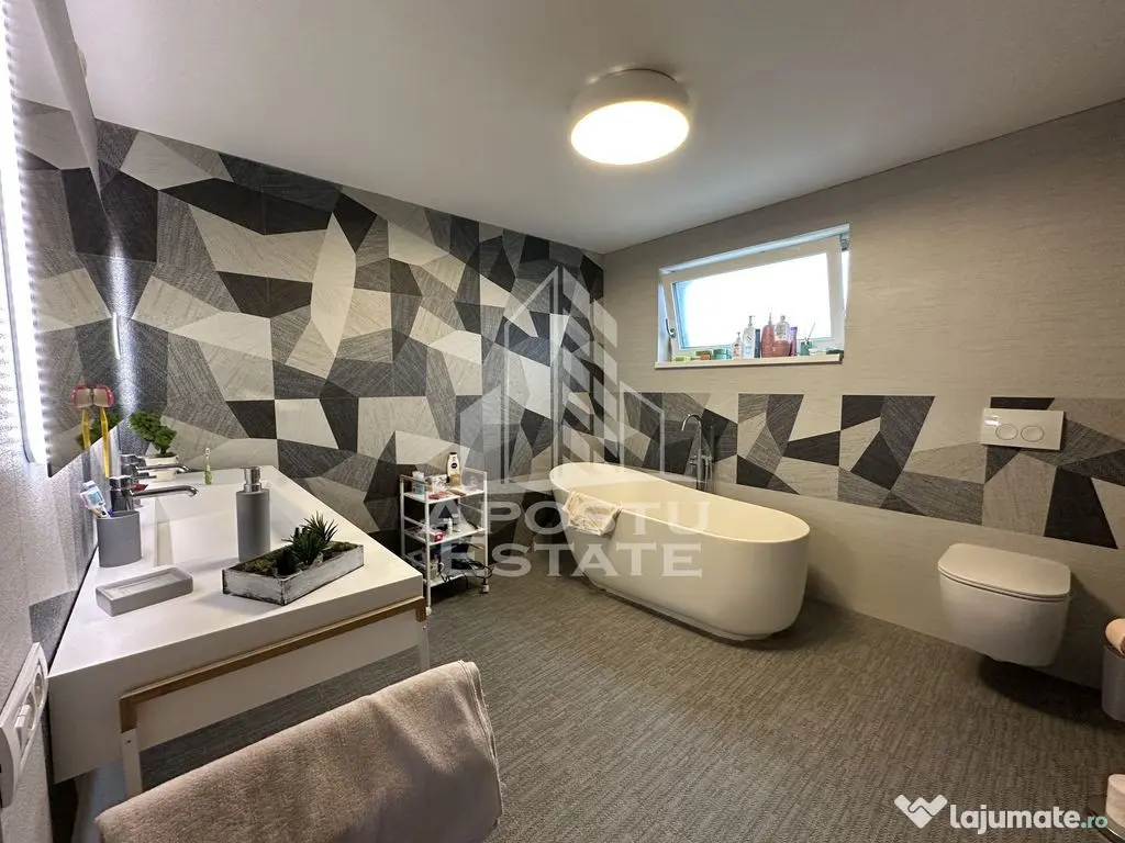 Duplex cu 4 camere complet mobilat si utilat 