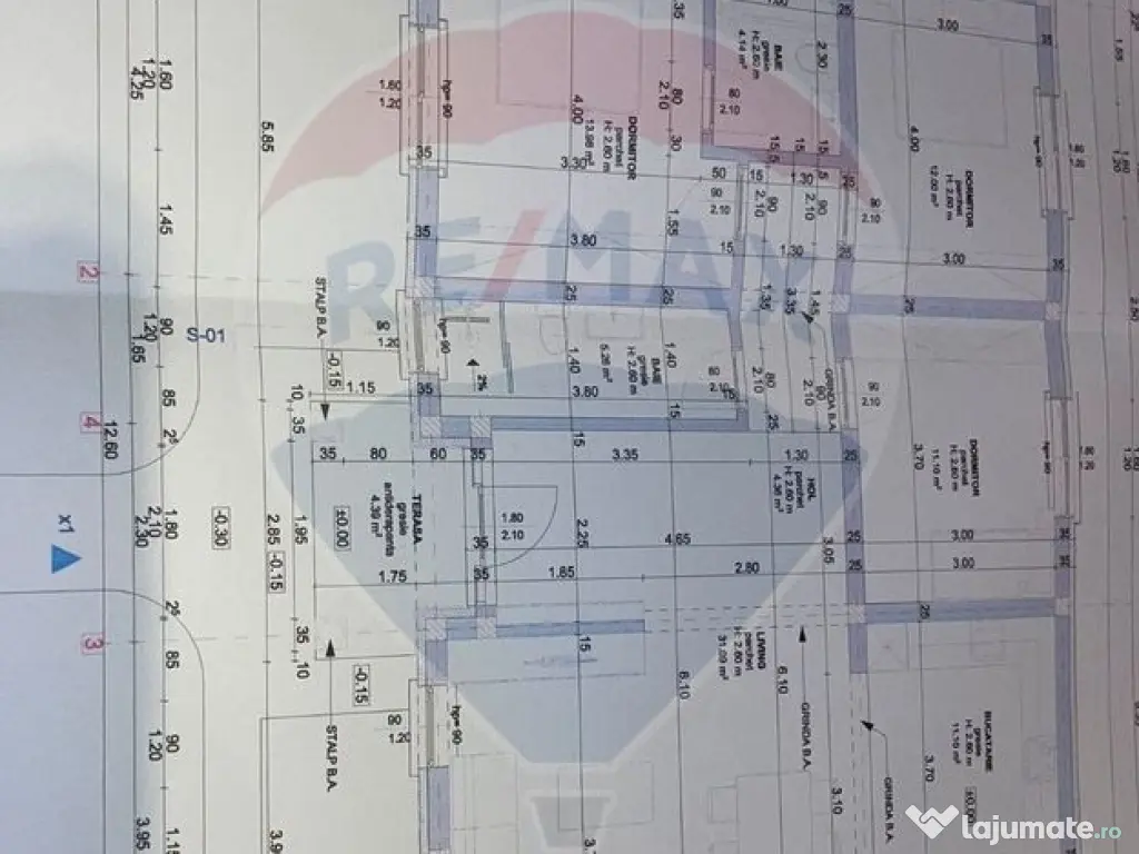 OCAZIE. Casă cu 4 camere de vânzare la rosu in Mocira. 