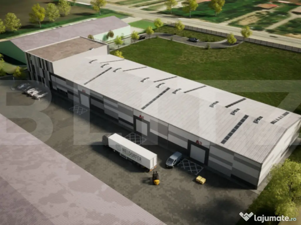 Spații de birouri și hale de producție la 5 min de TArgu