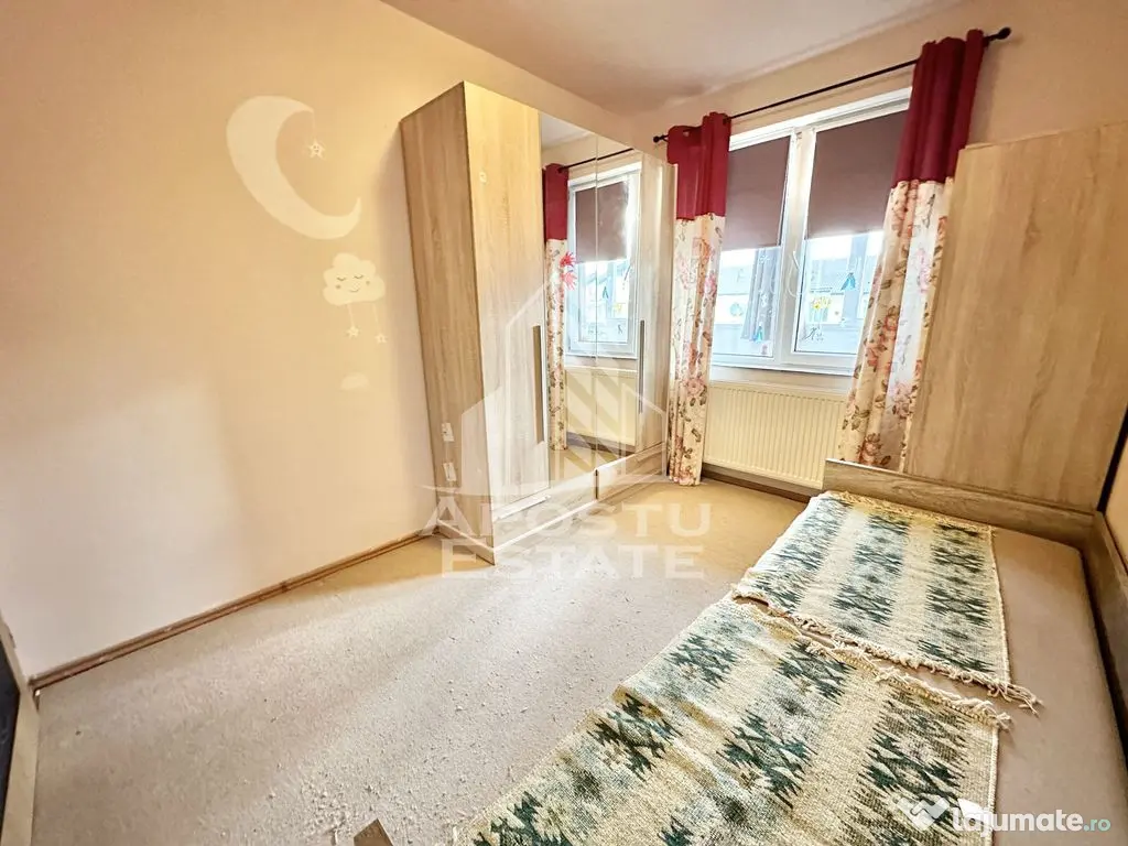 Apartament cu 3 camere, debara si terasa inchisa de 12 mp... 