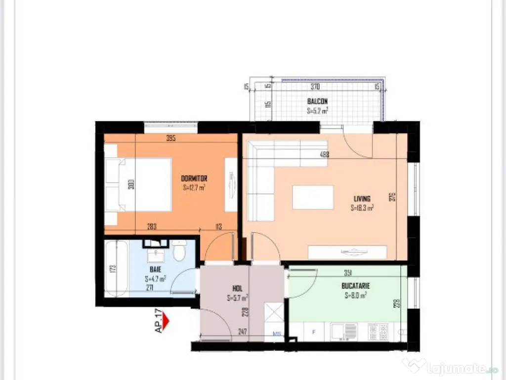 Apartament 2 camere|Incalzrie prin pardoseala|locatie foarte buna 