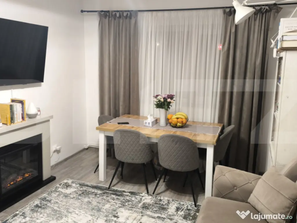 Apartament 3 camere, decomandat, 60mp. Parter inalt, zona Bu