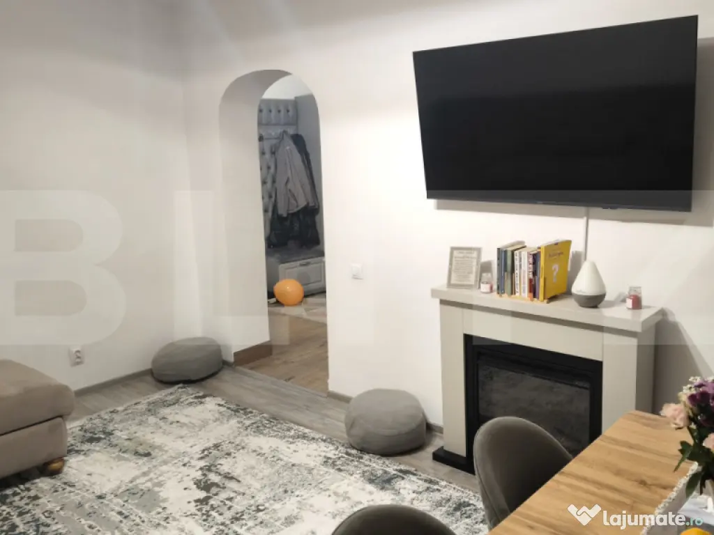 Apartament 3 camere, decomandat, 60mp. Parter inalt, zona Bu