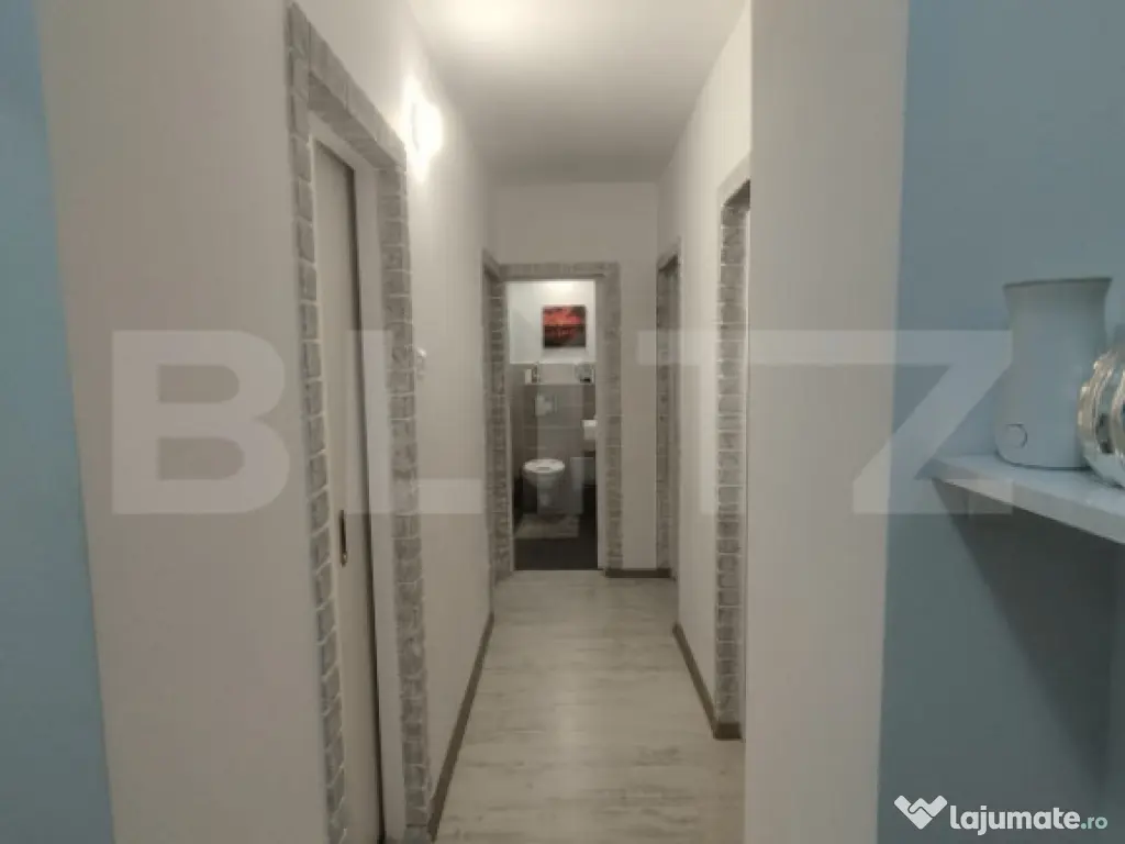 Apartament 3 camere, 72 mp, zona Frumoasa