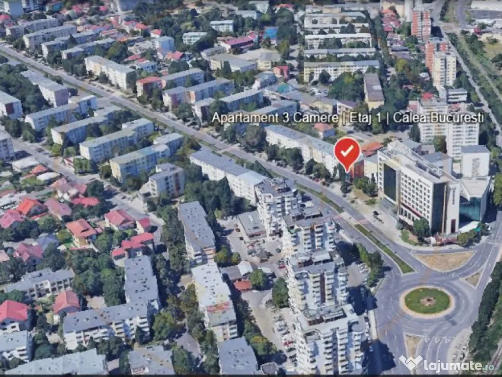 Apartament 3 camere Calea Bucuresti Etaj 1, Pitesti