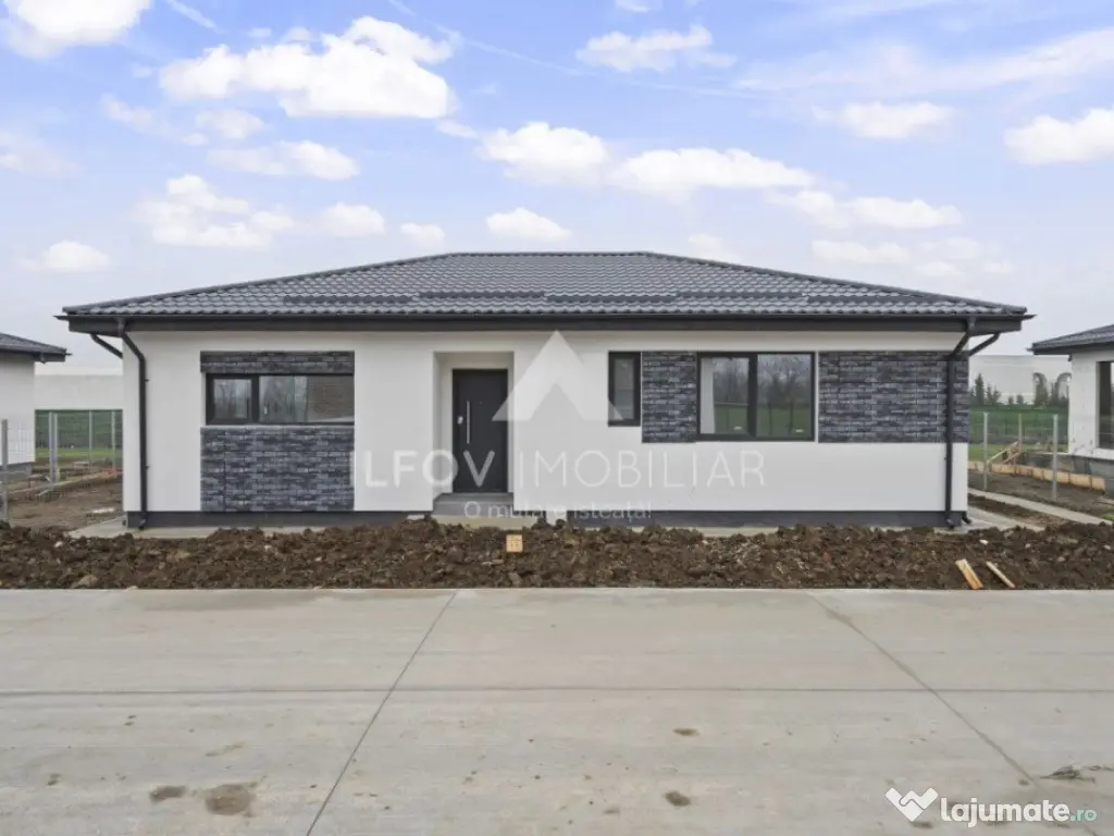 Tunari, casa parter, 120mp, lot 337mp, Green Place 