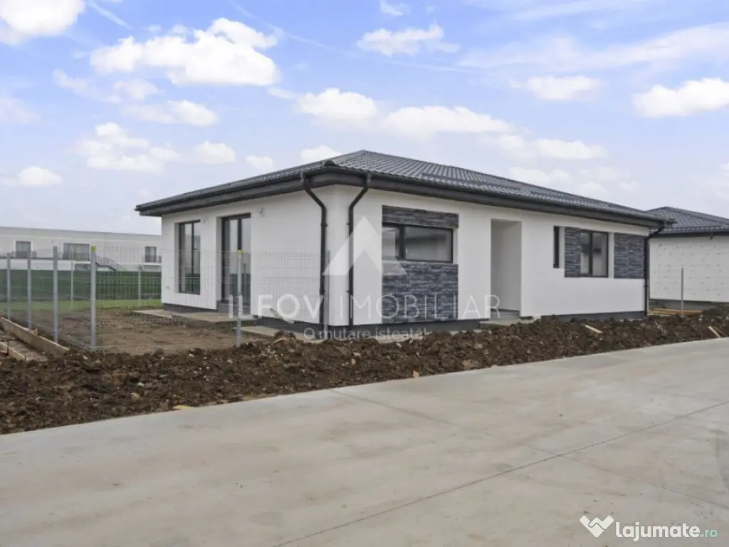 Tunari, casa parter, 120mp, lot 337mp, Green Place 