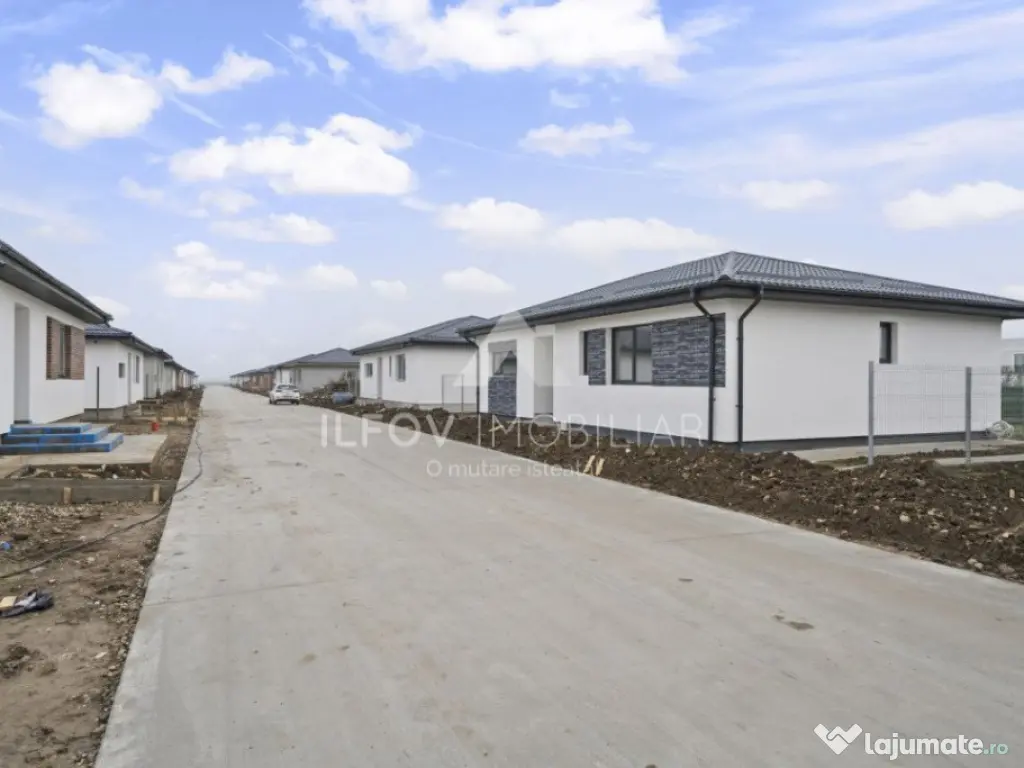 Tunari, casa parter, 120mp, lot 337mp, Green Place 