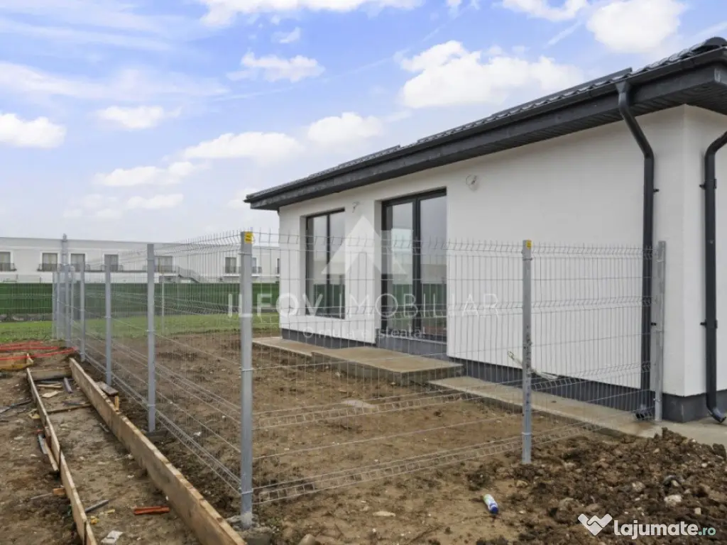 Tunari, casa parter, 120mp, lot 337mp, Green Place 