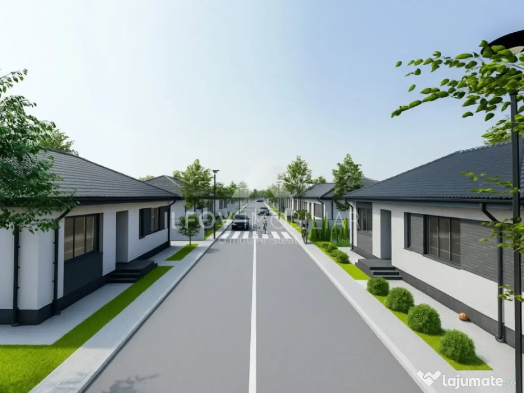 Tunari, casa parter, 120mp, lot 337mp, Green Place 