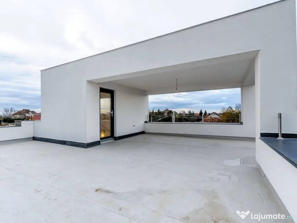 Casă nouă 2025 cu terasă rooftop – 5 camere, design ...