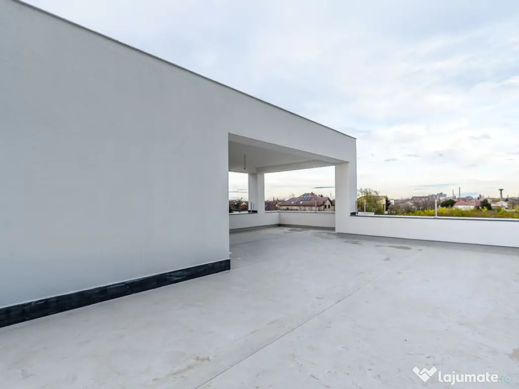 Casă nouă 2025 cu terasă rooftop – 5 camere, design ...