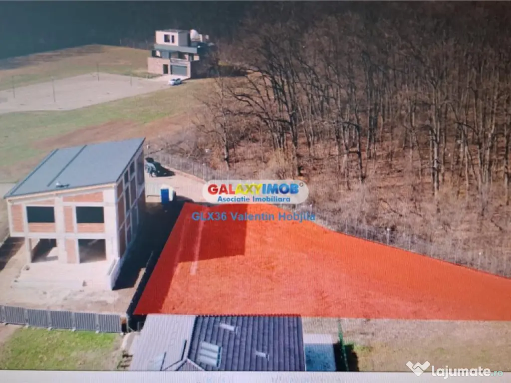 Teren 1290 mp cu proiect Balotesti Dumbrava Vlasiei padure