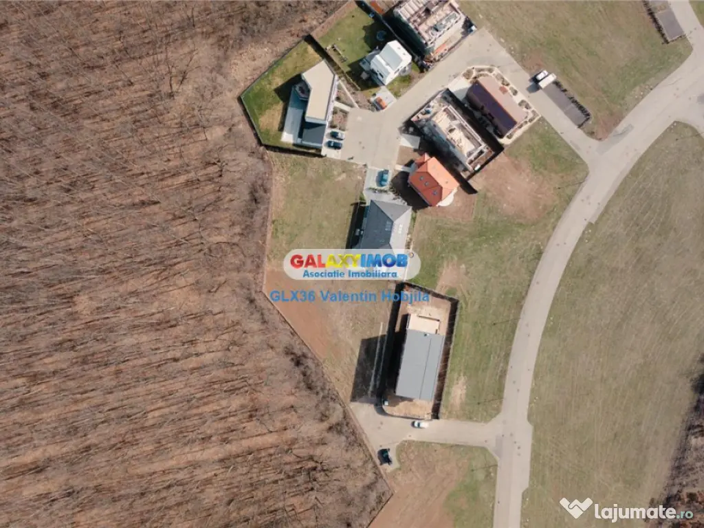 Teren 1290 mp cu proiect Balotesti Dumbrava Vlasiei padure
