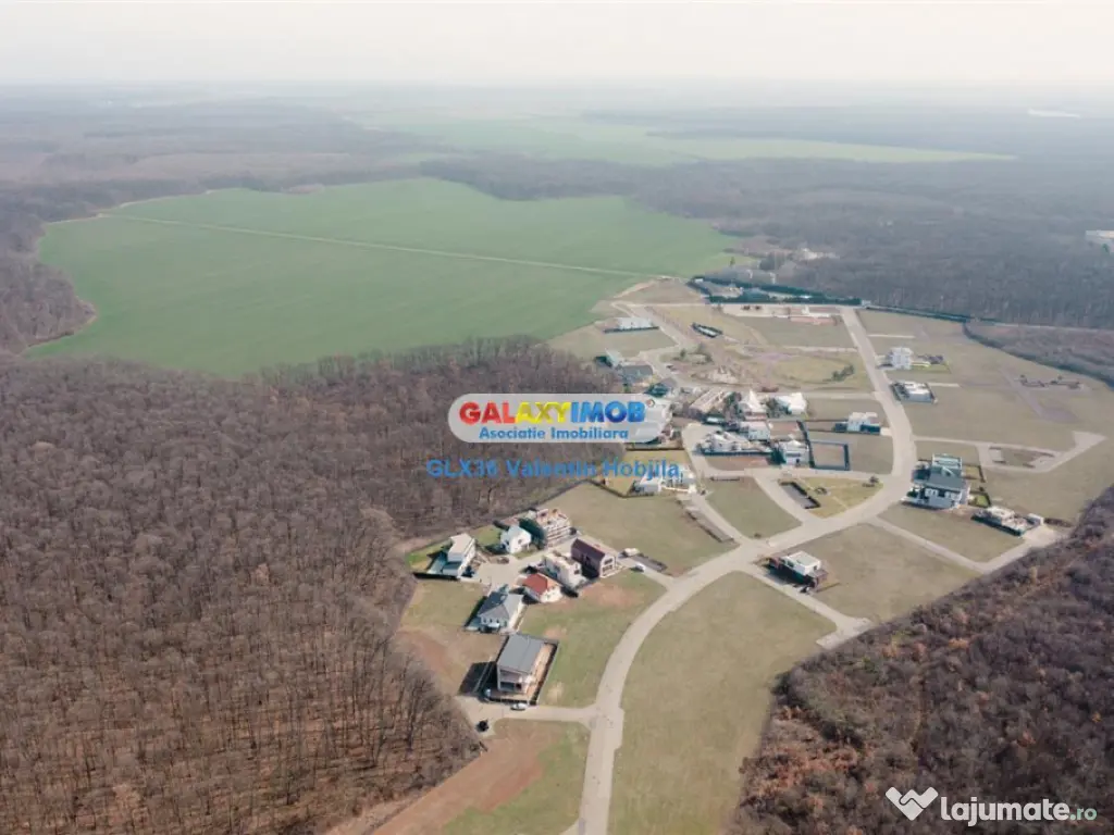 Teren 1290 mp cu proiect Balotesti Dumbrava Vlasiei padure