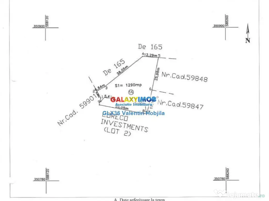 Teren 1290 mp cu proiect Balotesti Dumbrava Vlasiei padure