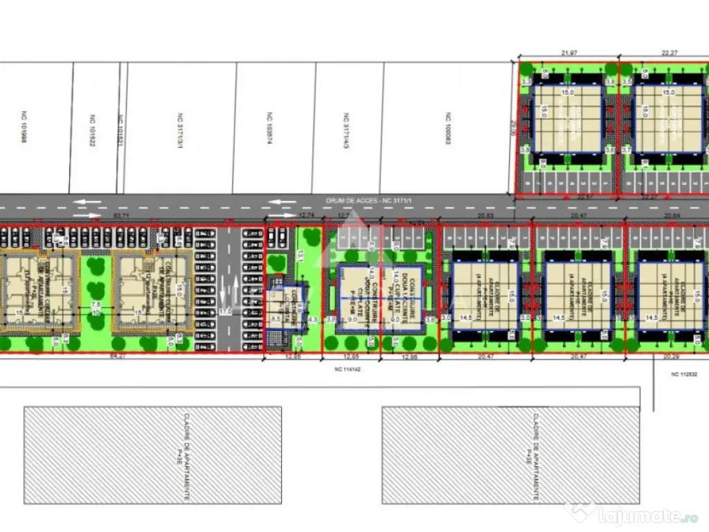 Westside Residence Otopeni, apartament 3 camere, 2 bai, et.1 