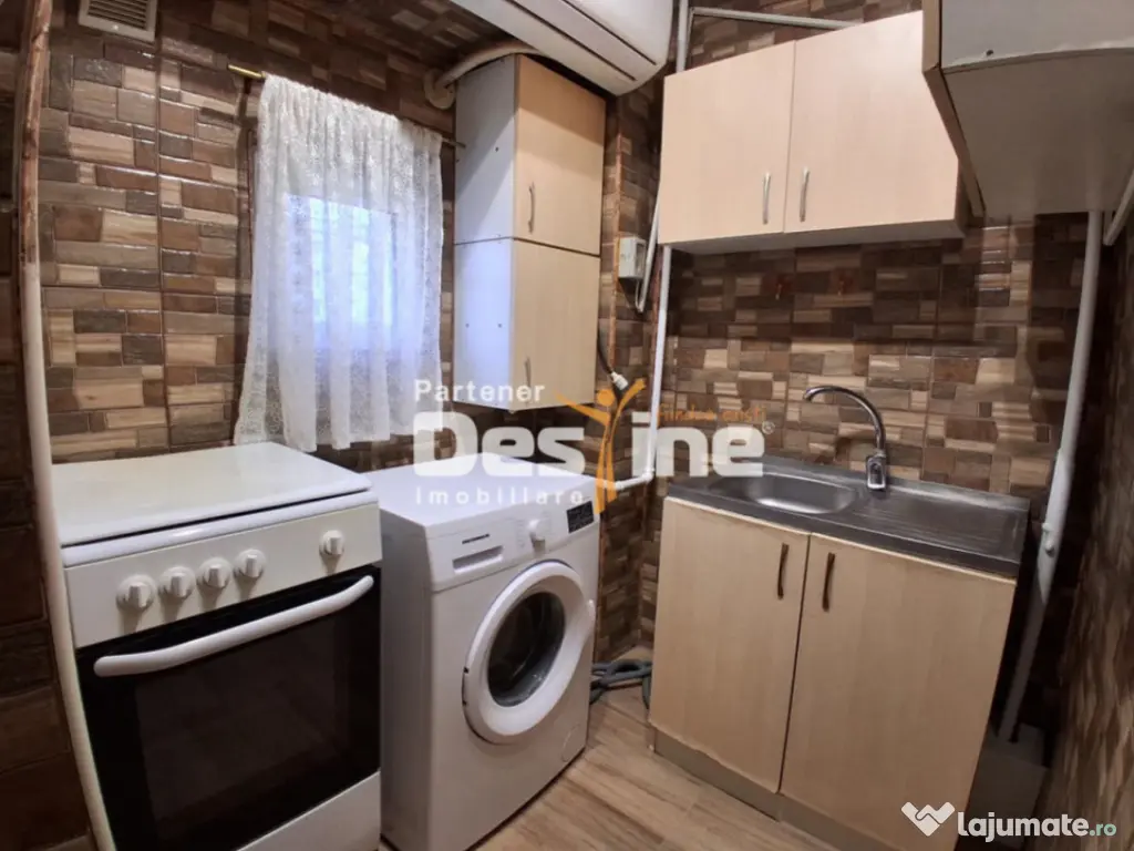 Frumoasa - Garsonieră 25 mp, etaj 1, mobilată și utilată 