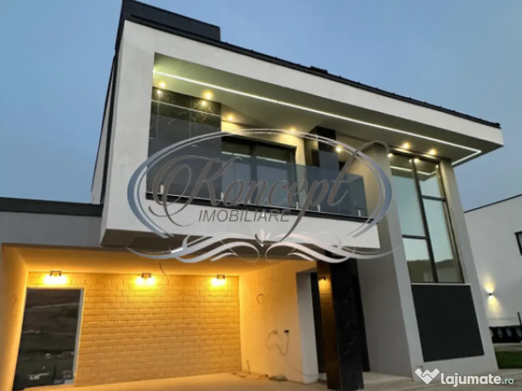 Proprietate moderna cu design exterior deosebit in Popesti