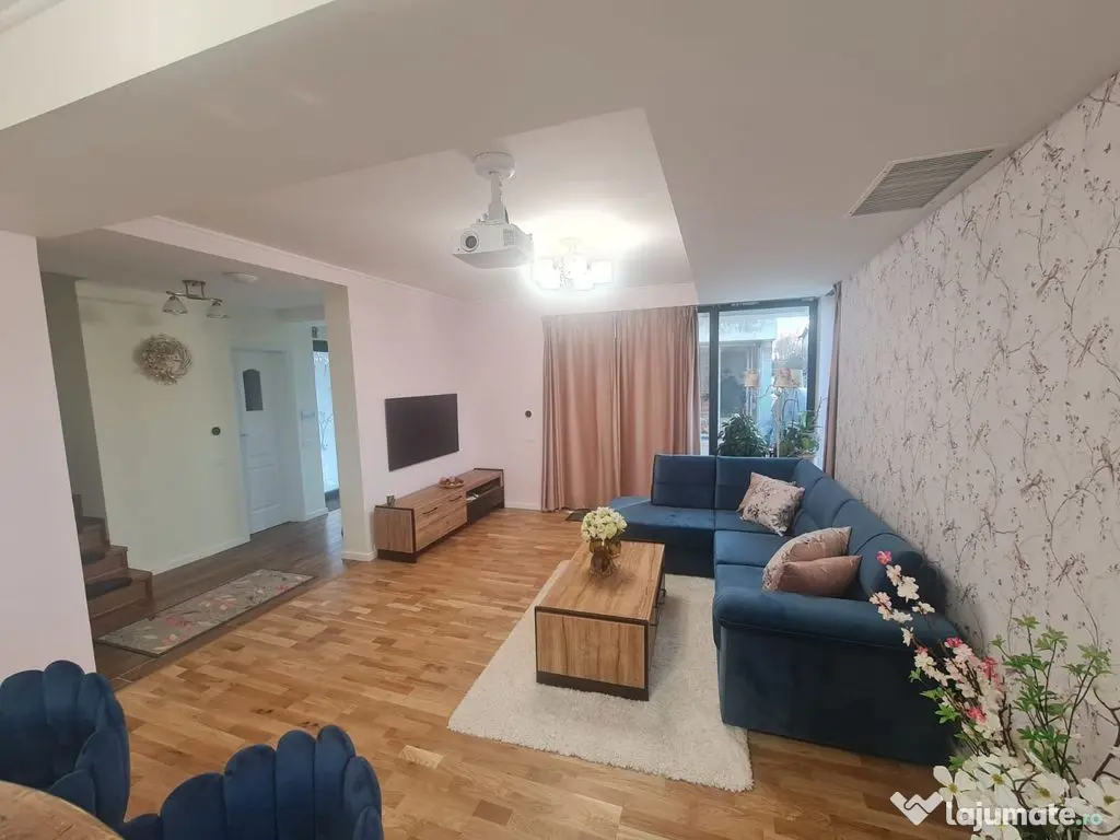 Vila indiv-stil medit.,2parcari,curte/centru Popesti-Leor... 