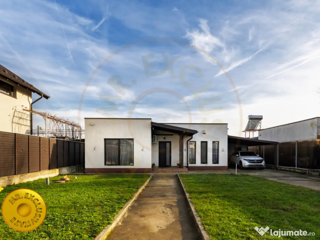 Casa pe parter, 3 camere, mobilata si utilata, Stefanesti 