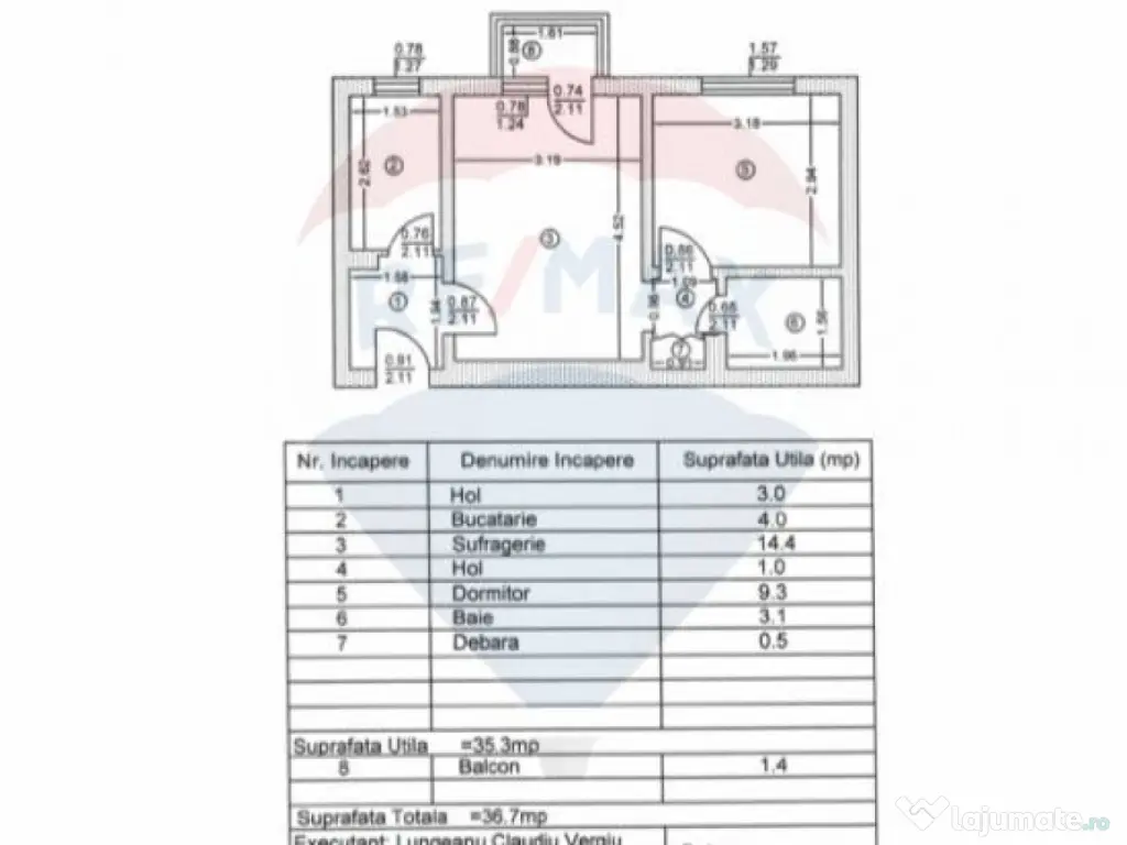 Apartament 2 camere de vanzare - Giurgiului, Toporasi 