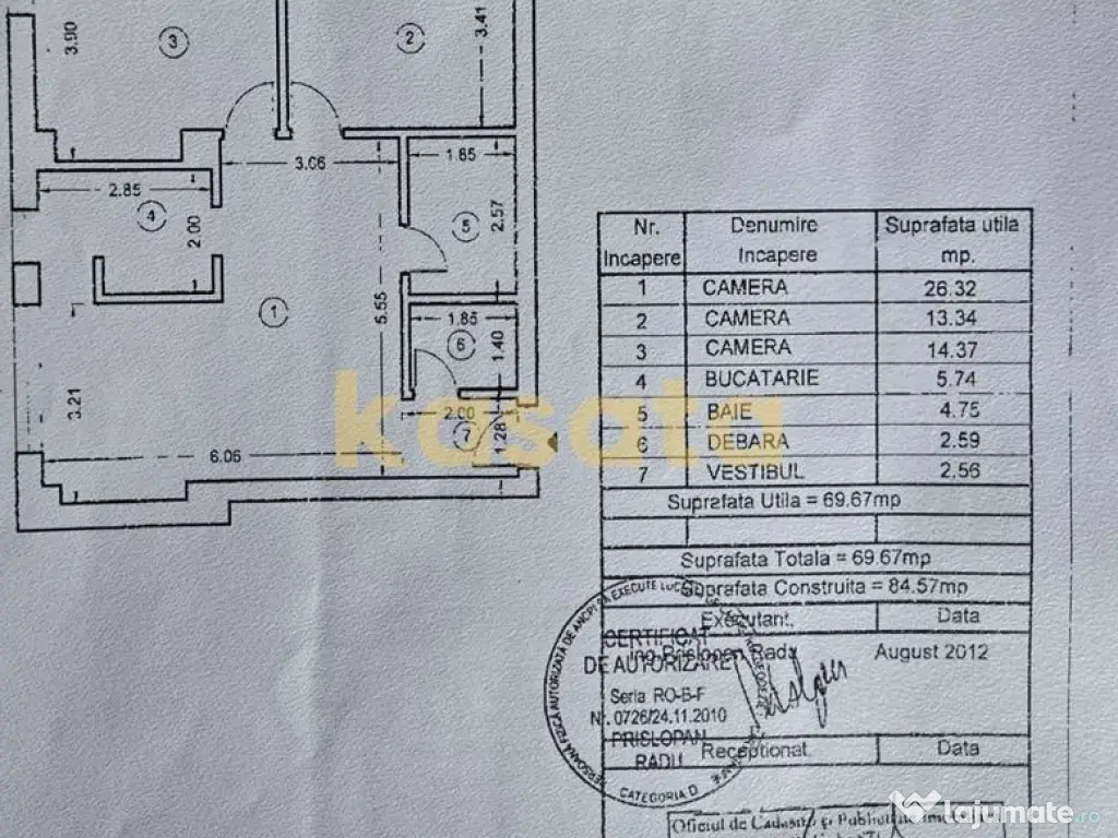 HERASTRAU | 3 CAMERE | LOC DE PARCARE SUBTERAN 