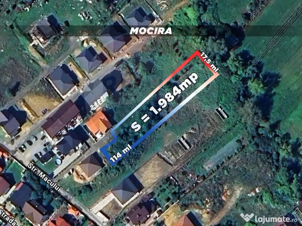 DE VANZARE- TEREN in Mocira 