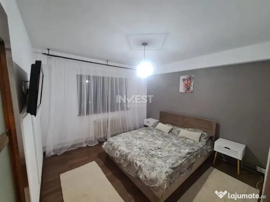 Apartament 3 camere decomandat, 72 mp – complet mobilat ș 