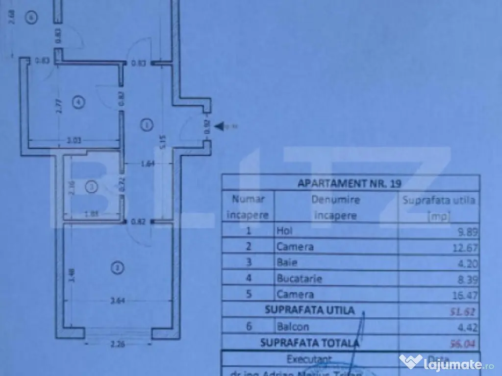 Apartament cu 2 camere, bloc 2017 - Rahova - Pucheni