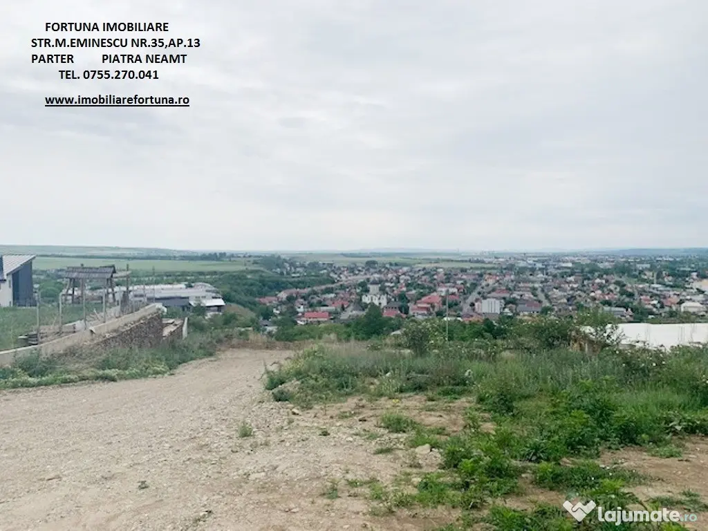 Teren zona Pietricica, cadru natural superb 