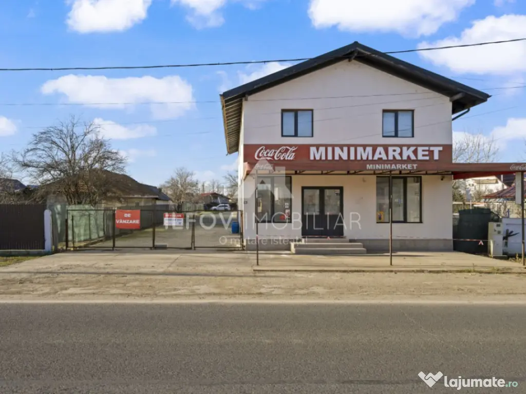 Constructie comerciala rezidentiala 251mp, deschidere la DN1 