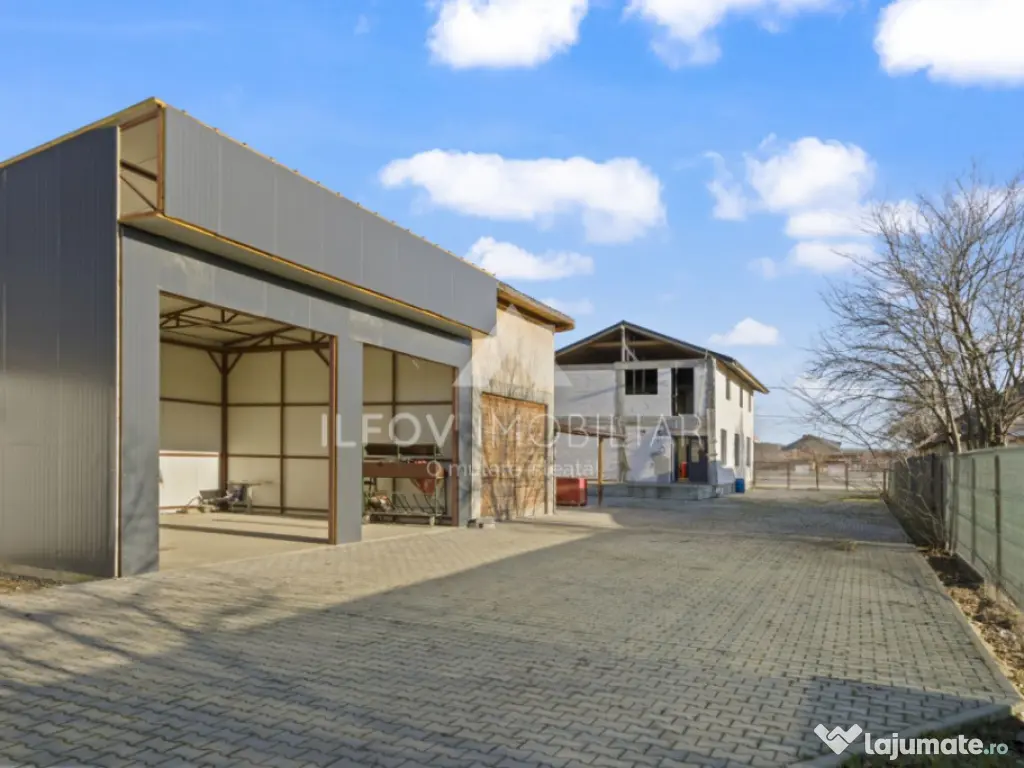 Constructie comerciala rezidentiala 251mp, deschidere la DN1 