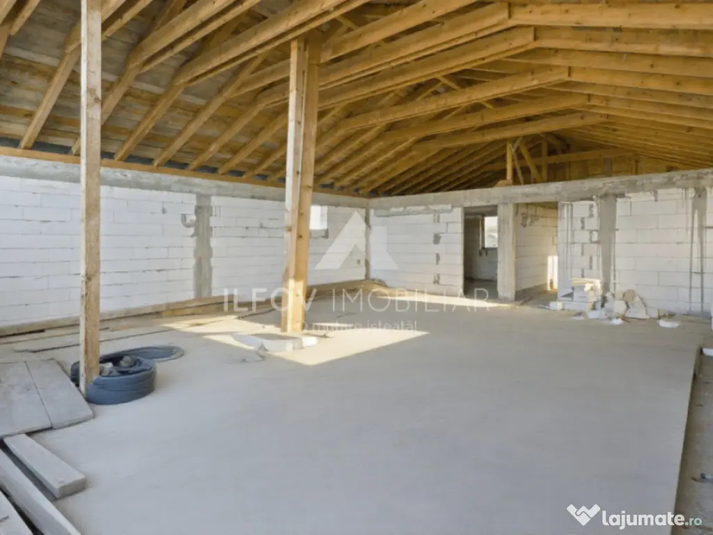 Constructie comerciala rezidentiala 251mp, deschidere la DN1 