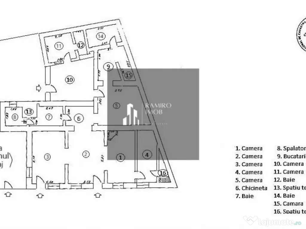 Apartament- casa 146mp 7camere Bulevadul Marasesti -birou... 