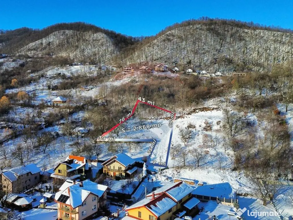 Teren 2,868mp /case/ duplexuri /Baia Mare / Strada Sanata... 