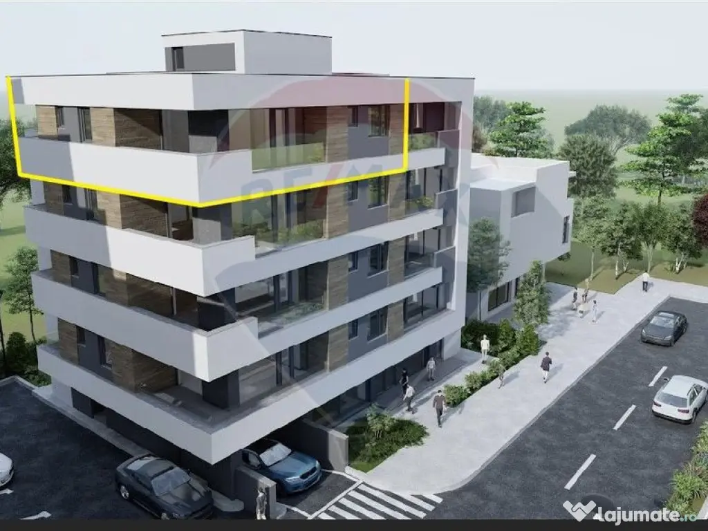 PENTHOUSE (3 camere + terasa amenajata) 