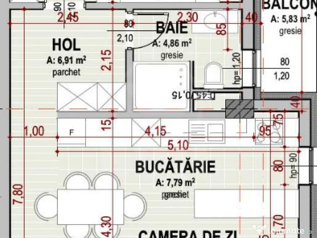 Apartament 2 camere,zona Somesului,parcare 