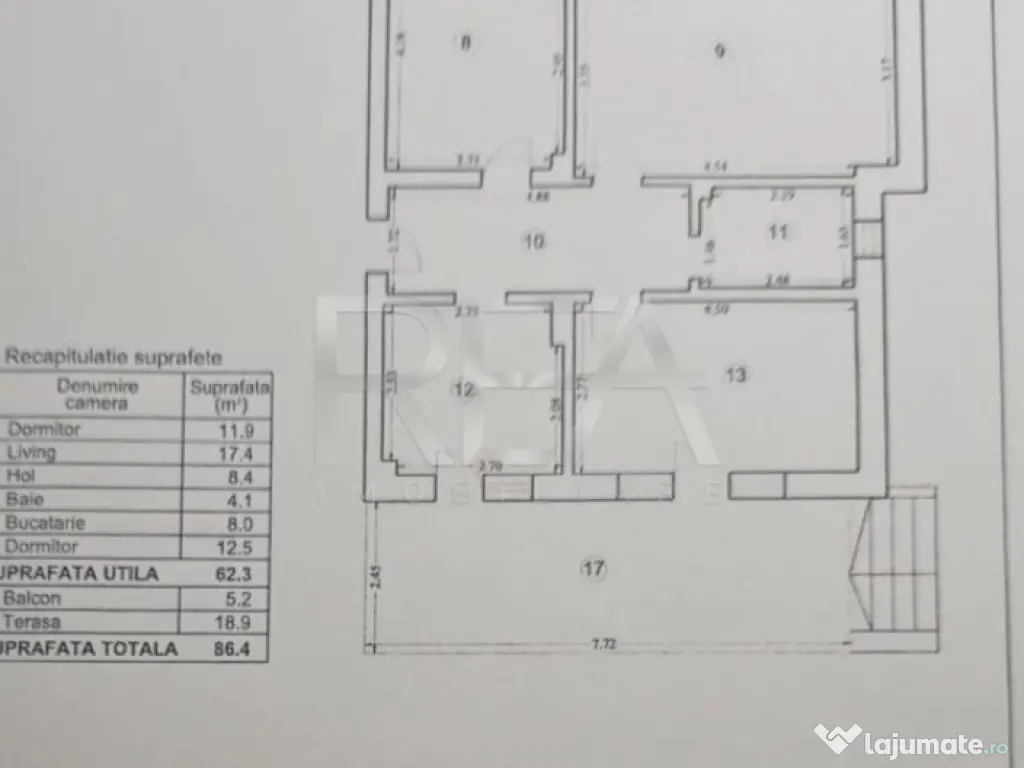 2 Camere + teren 200 m.p | 2 parcări | Bloc Nou | Nicolae G 