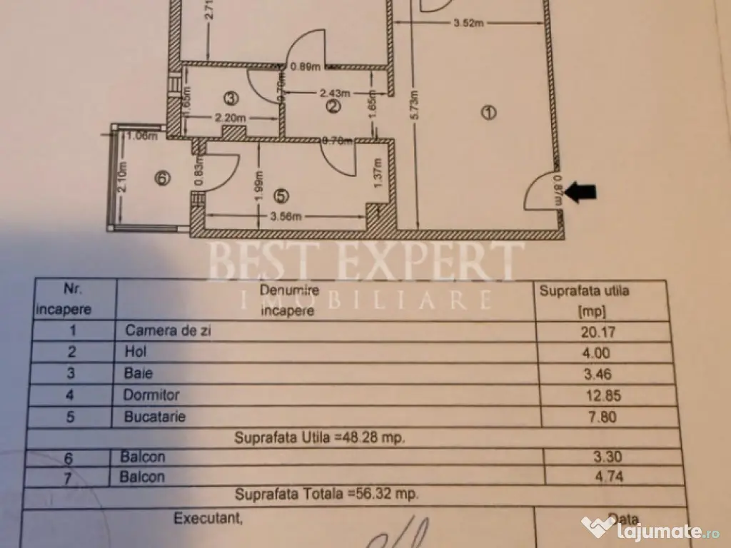 Apartament 2 camere cu parcare subterană & boxă/ Liviu Reb 